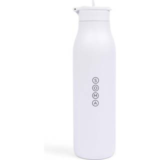 Fuld cirkel hjem soma stål flaske - hvid