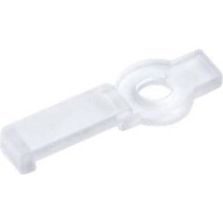 20 stk. klare monteringsklips til LED strip - 8mm, passer til IP20 strips