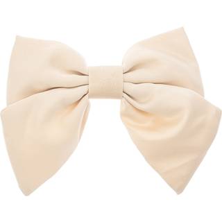 DARK Satin Bow Hair Clip Champagne