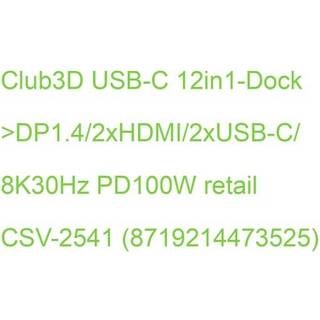 CLUB 3D CSV-2541 dockingstation Docking
