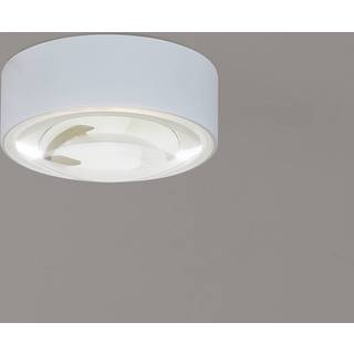 Loftslampe Siaka Lindby, Hvid/opal, Badeværelse, Aluminium, Moderne