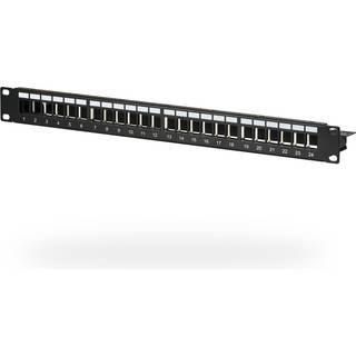 M-CAB EFB-Elektronik patch panel - 1U - 19" - without keystone