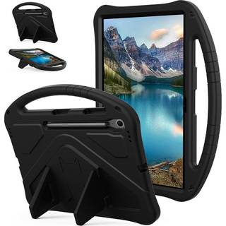 EIDERWOOD Samsung Galaxy Tab S10 FE+ (Plus) Tablet Håndværker Cover m. Stå Funktion og Håndtag - Sort