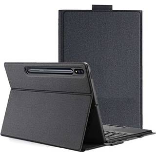 Dux Ducis Samsung Galaxy Tab S7+/S8+ Cover med Bluetooth Tastatur - Sort