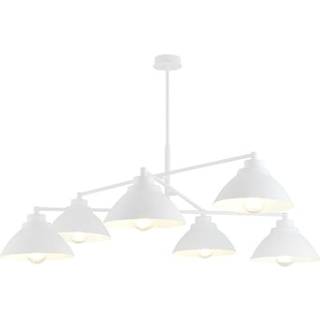 Maverick 6 Hvid lysekrone - Ø22 cm, E27, 230V, uden lyskilde