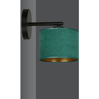 Hilde K1 Sort/Grøn væglampe - Ø20 cm, E27, 230V, uden lyskilde