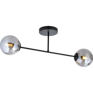 Roma 2 Sort/Grafit loftslampe - Ø14 cm, E14, 230V, uden lyskilde