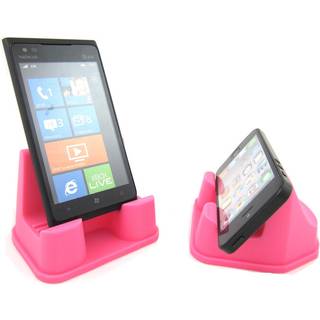 PhoneProp - Universal Fit Soft Flexible Smartphone Stand - FDA Grade Silicone - Color Pink