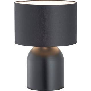 Aspen LN1 Sort/Hvid bordlampe - Ø25 cm, E27, 230V, uden lyskilde