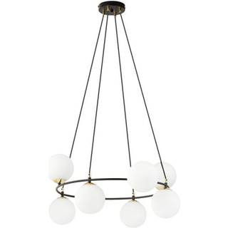 Azura 8 Sort/Opal pendellampe - Ø14 cm, E14, 230V, uden lyskilde