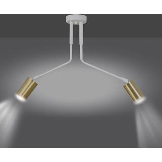Verno 2 Hvid loftslampe - GU10, 230V, uden lyskilde