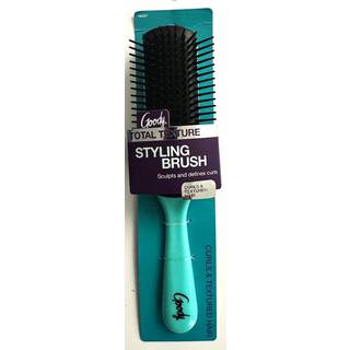 Goody Total Tekstur Detangler Hårbørste med faste børstehår glatter Frizz ergonomisk designbrug som detangling eller stylingbørste til teksturere
