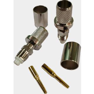 FME-kontakt hun 1852-Marine, til Ø10 mm koaksialkabel (RG213), crimp, 2-pack