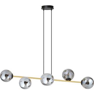 Gravity 6 Sort/Grafit pendellampe - Ø14 cm, E14, 230V, uden lyskilde