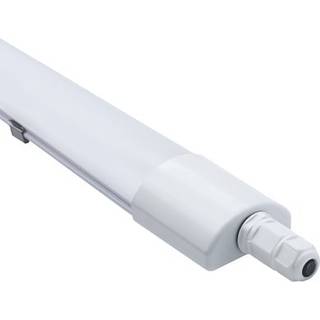 150cm vandtæt komplet LED armatur - 45W, gennemfortrådet, IP65, 230V - Dæmpbar : Ikke dæmpbar, Kulør : Neutral