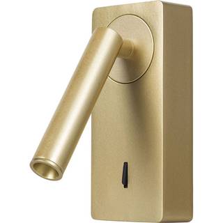 Forlight LED-væglampe Colo, guldfarvet, aluminium, højde 14 cm