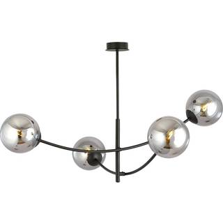 Hunter 4 Sort/Grafit loftslampe - Ø14 cm, E14, 230V, uden lyskilde