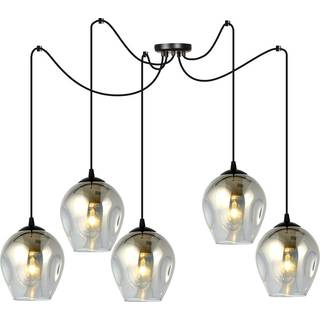 Level 5 Sort/Grafit pendellampe - Ø14 cm, E27, 230V, uden lyskilde