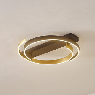 LED loftslampe Natsuma Lucande, Sort, Stue/spisestue, Plast, Moderne
