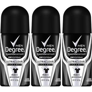 Grad mænd antiperspirant deodorant spray 3 pakke ultraclear sort hvid beskytter mod deodorant pletter tør antiperspirant for mænd med bevægelses