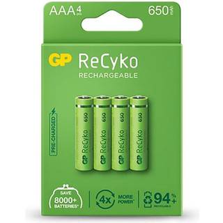 Batterier - Genopladelige - AAA/LR03 - 650mAh - 4pak