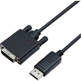 Eletra DisplayPort 1.2 - Dvi-D 2M kabel, sort ➞ På lager - klar til levering