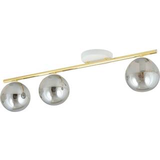 Monza 3 Hvid/Grafit loftslampe - Ø14 cm, E14, 230V, uden lyskilde