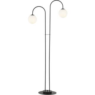 Archi LP2 Sort/Opal lysekrone - Ø14 cm, E14, 230V, uden lyskilde