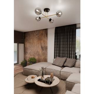 Magnum 4 Sort/Grafit loftslampe - Ø14 cm, E14, 230V, uden lyskilde