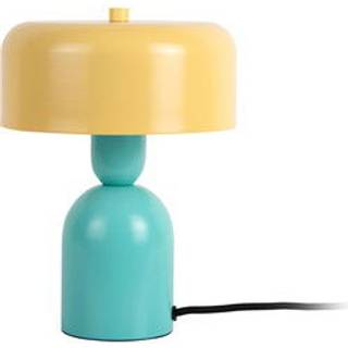 Leitmotiv Double Funky bordlampe Ø19cm blå og gul