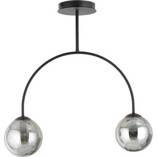 Archi 2 Sort/Grafit lysekrone - Ø14 cm, E14, 230V, uden lyskilde