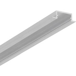1m aluprofil BEGTIN12 J/S - Ubehandlet aluminium, indbygget, LED skinne