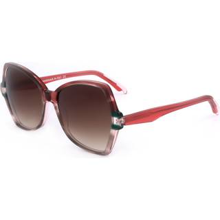 Silvian Heach Ivy Sun 20107 54 Solbriller Kvinder Rød - Shiny Striped Faded Red Pink - 54mm