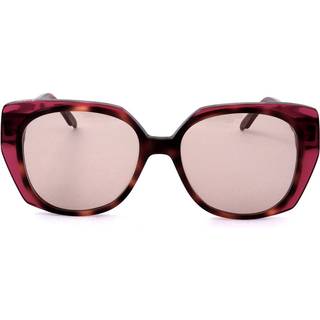 Silvian Heach Lace Sun 2099 52 Solbriller Kvinder Purple - Transparent Fuchsia Purple Dark Brown To - 52mm
