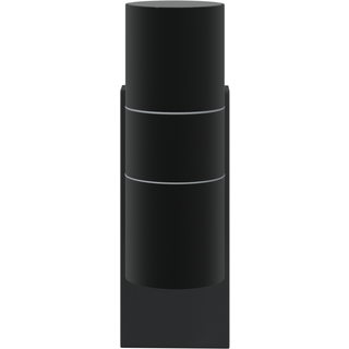 Udendørs væglampe Sort 7 x 10 x 22 cm Rustfrit stål