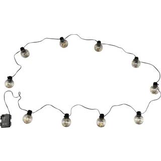 Lyskæde m. 10 Solcelle Pærer 50 LED, L240 cm