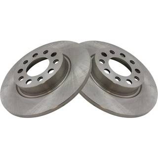 TRQ bageste bremseotorer sæt solid kompatibel med 2016-2022 Fiat 500x 2017-2022 Jeep Compass 2015-2022 Renegade