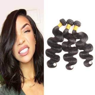 huarisi kropsbølge bundter menneskehår 1 bundter kropsbølge bundter 12 tommer 10a brasiliansk 100% uforarbejdet jomfruhårbundter dobbelt skudvævb