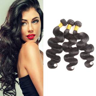 Huarisi 12a menneskehårbundter Brasiliansk kropsbølgehårbundter 22 tommer 100% uforarbejdet Virgin Weave 1 bundter Human Hair Body Wave Deals Nat