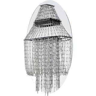 Dcwéditions La Lampe C Væglampe - Væglamper Rustfrit Stål Sort - LAMPE C W 380 2400K BL-SIL