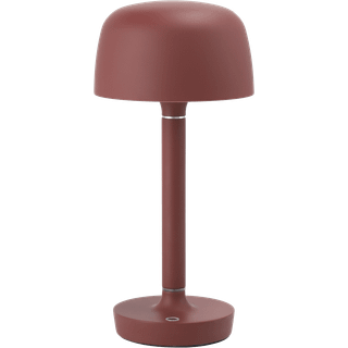 Scandi Living Halo portabel bordlampe 25,5 cm Burgundy