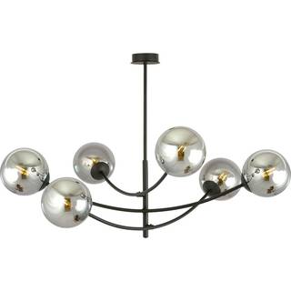 Hunter 6 Sort/Grafit loftslampe - Ø14 cm, E14, 230V, uden lyskilde