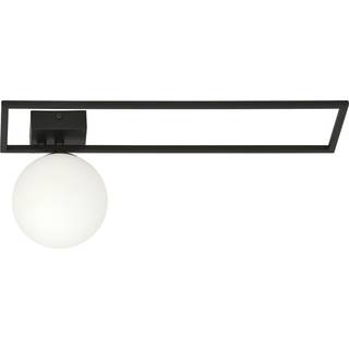Imago 1B Sort/Opal loftslampe - Ø15 cm, E14, 230V, uden lyskilde