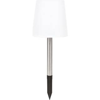 Solar Havelampe Med Spyd - 41,5 cm. - Rustfrit Stål