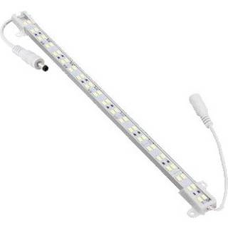 1 meter vandtæt aluprofil - 24V, 15W LED, IP65, med stik - Kulør : Varm