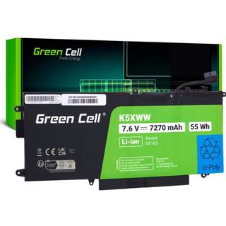 Green Cell K5XWW Laptopbatteri til Dell Latitude 7390 2-i-1
