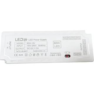 LEDlife møbelspot strømforsyning 60W - Til Sono, Cabi68 og Reco møbelspot, maks. 10 spot