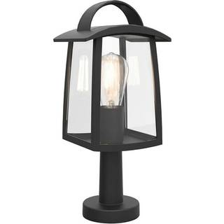 LUTEC KELSEY udendørs bedlampe, 1 lyskilde, H40 cm, E27, IP44, sort
