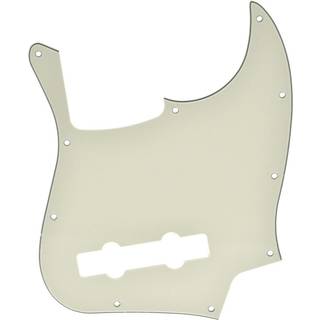 Dopro 5 String Jazz Bass Pick Guard J Bass Scratch Plate til USA/Mexican Fender 5 String Jazz Bass Aged White 3 Ply