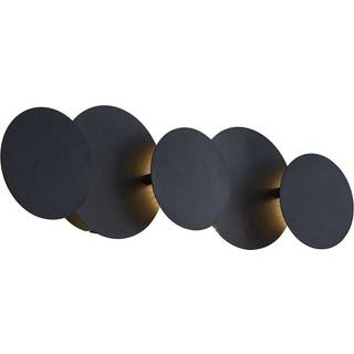 Modern Wall Lamp Black incl. LED 3-Step Dimmable 5-Lights - Sunrise